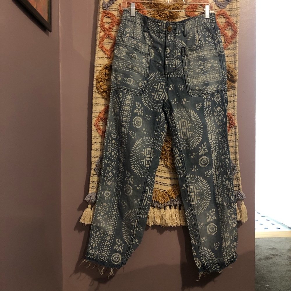 Free People Printed Pants